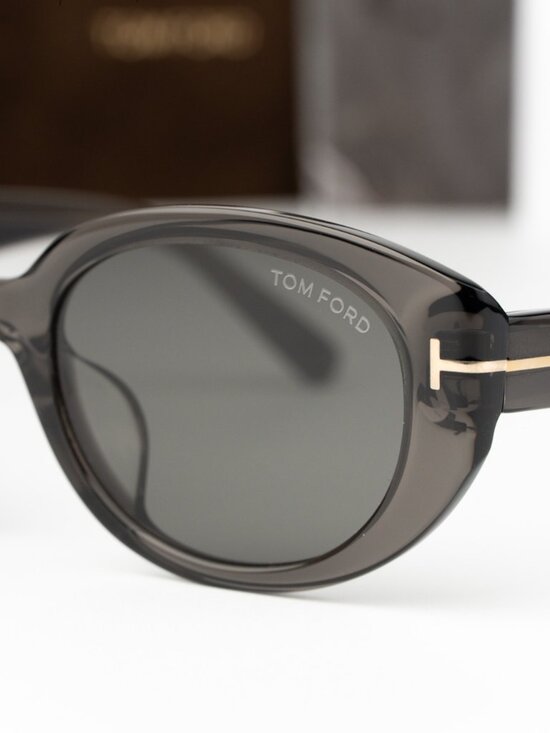 Tom Ford Women Sunglasses Transparent Grey Smoke Oval FT1296-K 20A NEW AUTHENTIC main image 4